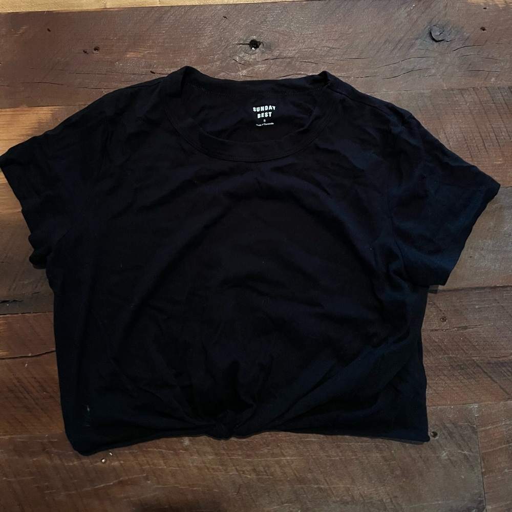 Aritzia Tie Front Tee